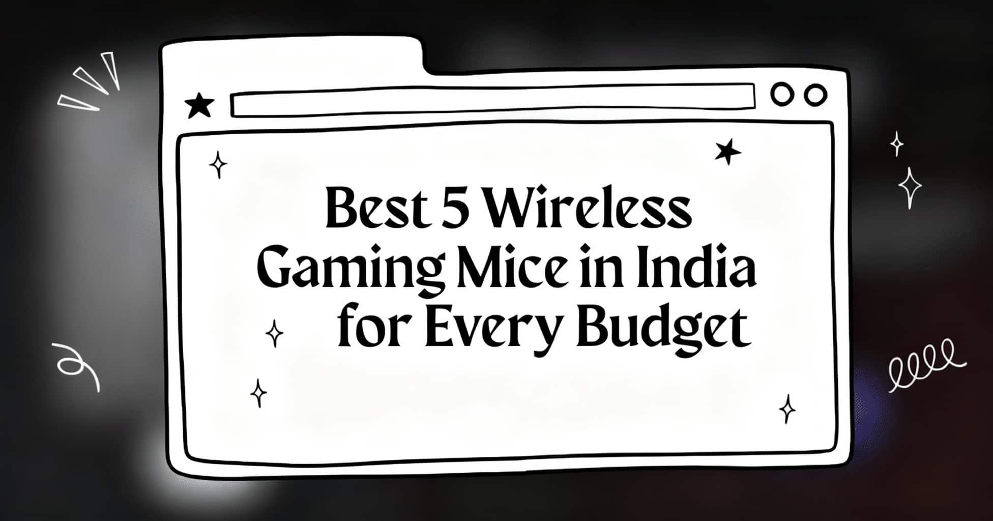 wireless gaming mouse lightweight