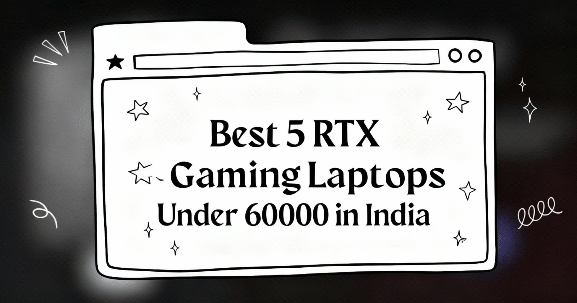 gaming laptop under 60000