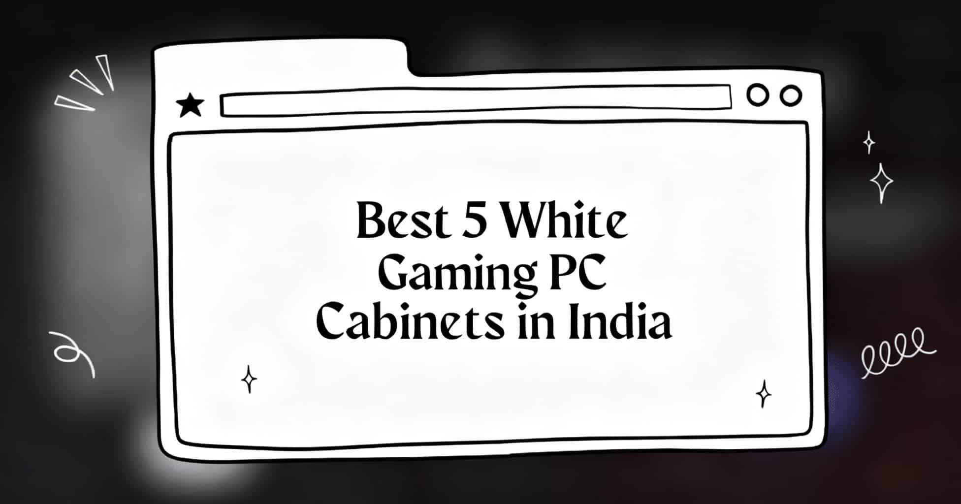 gaming cabinet white