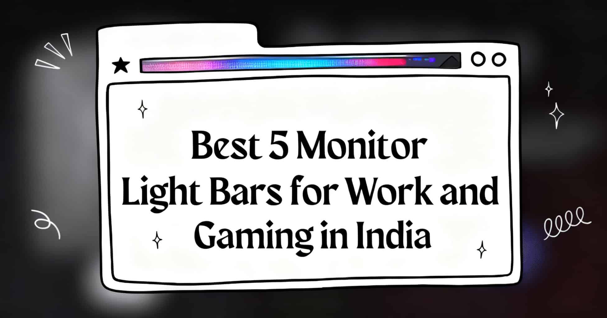 monitor light bar