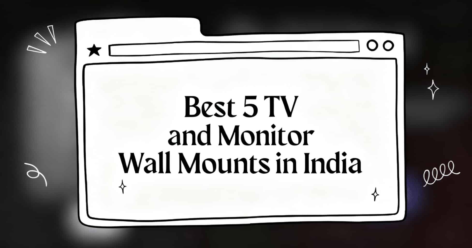 monitor wall mount