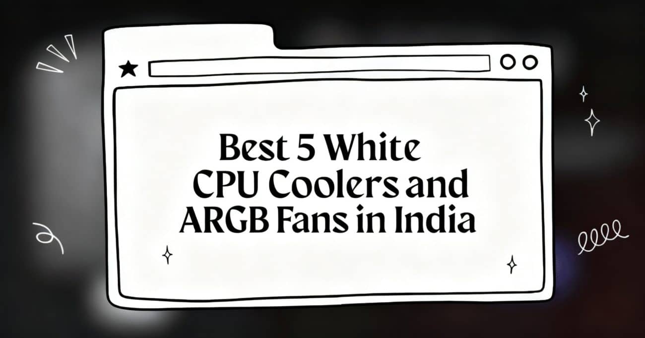 cpu air cooler white