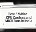 cpu air cooler white
