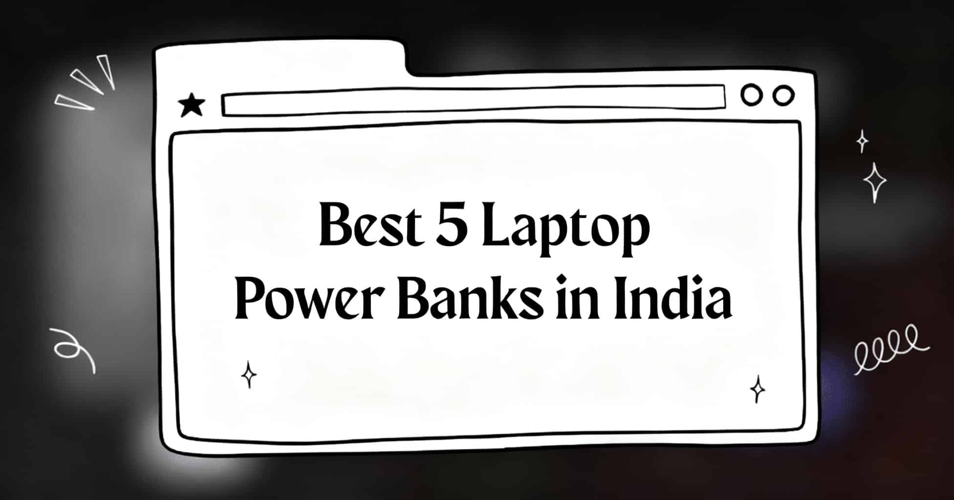 laptop power bank 100w