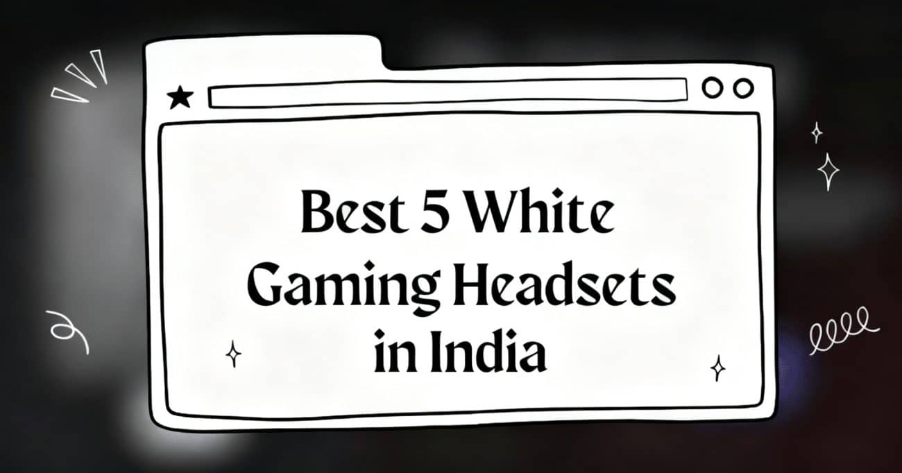 white gaming headset
