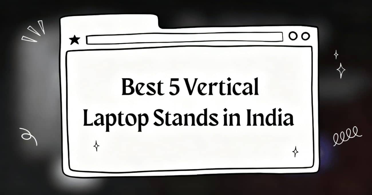 vertical laptop stand