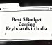 mechanical keyboard with knob