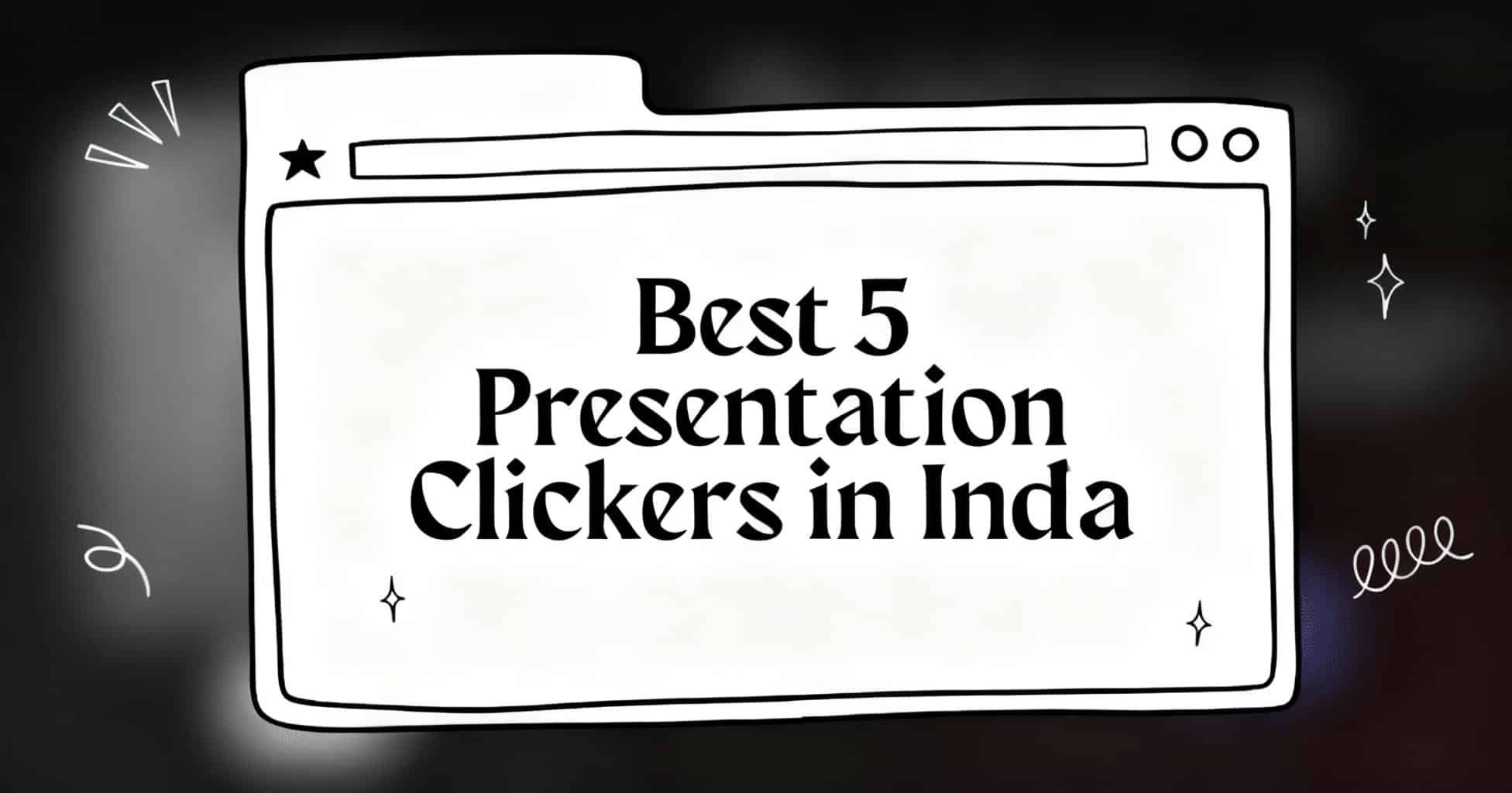 wireless presentation remote