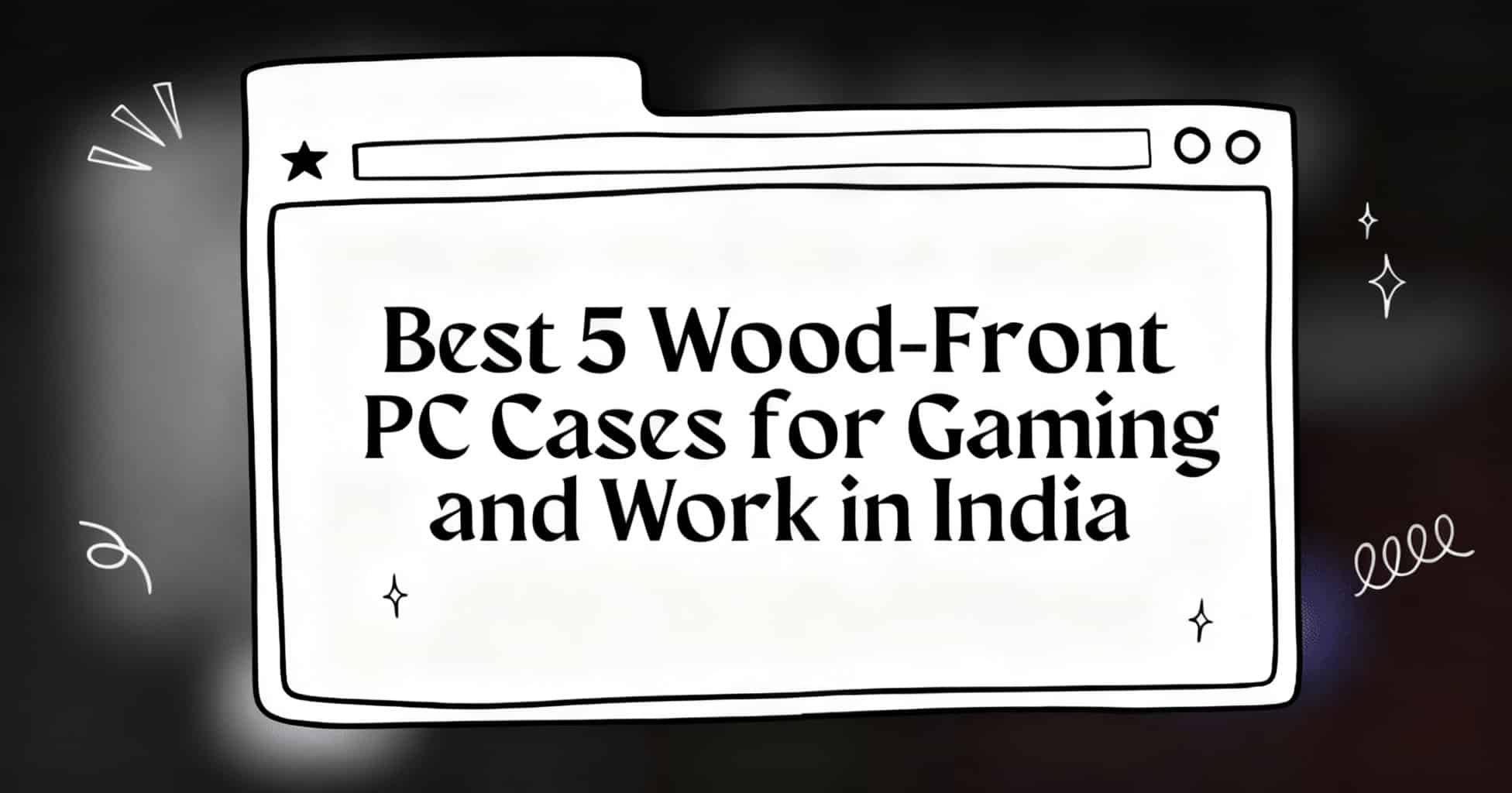 wood pc case
