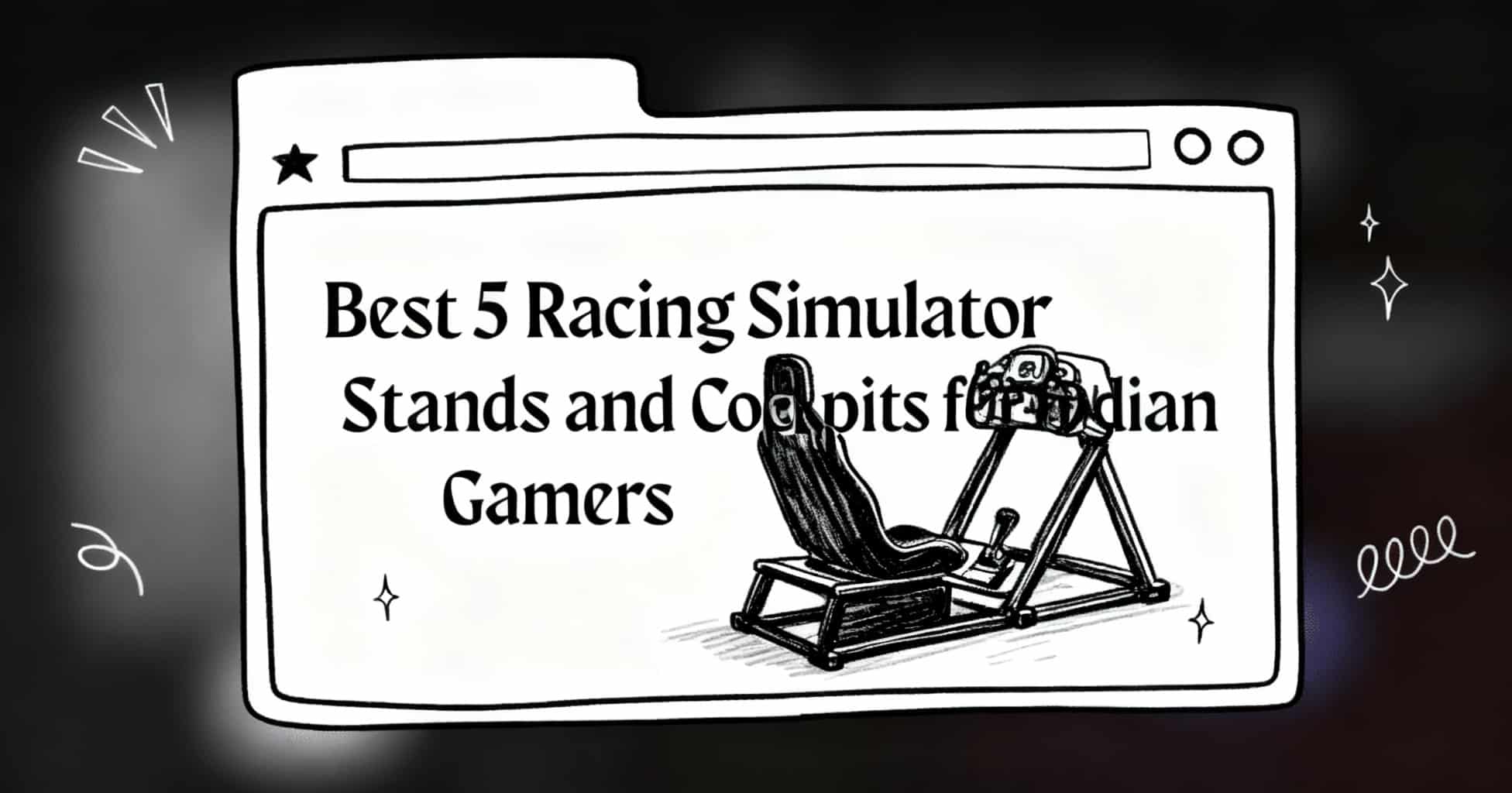 racing simulator cockpit