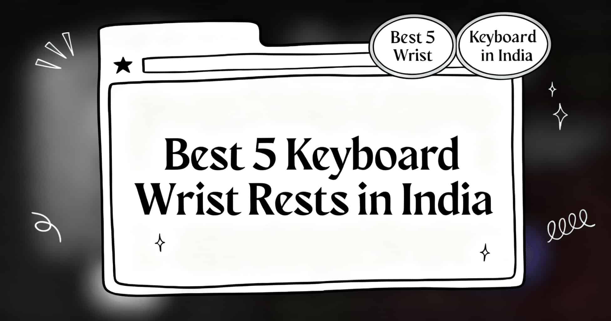 keyboard wrist rest