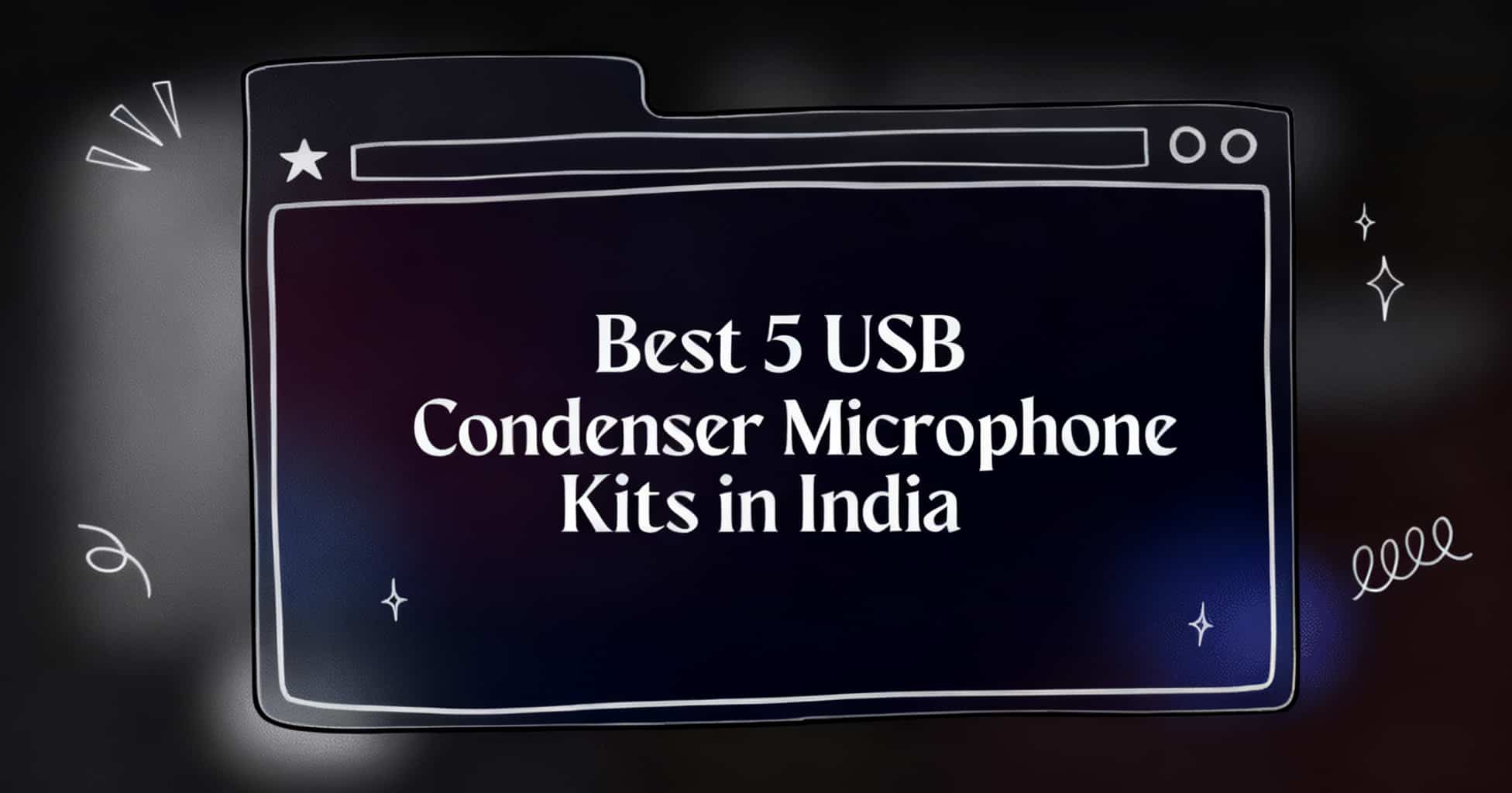 condenser microphone kit