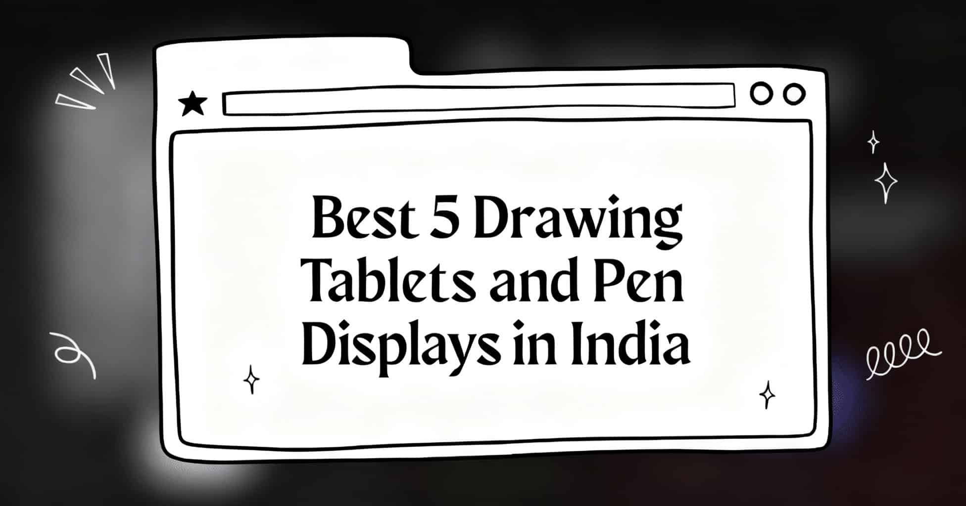 graphic tablet with screen