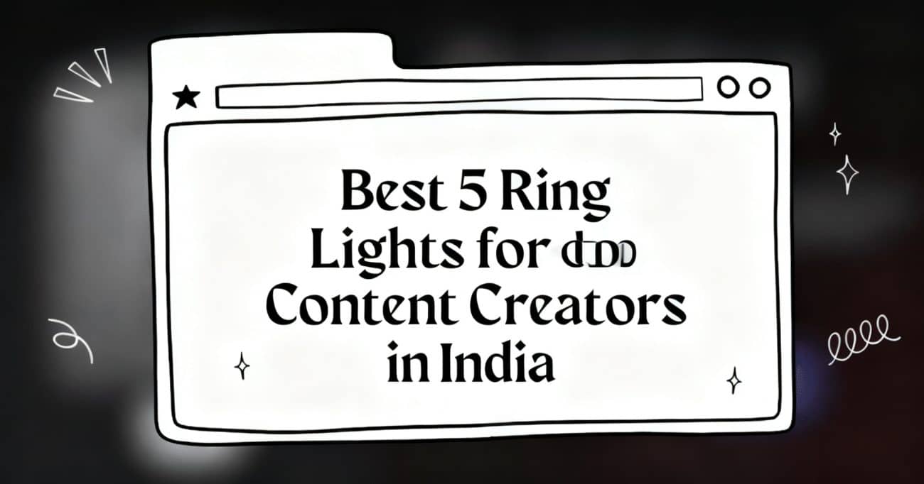 webcam with ring light