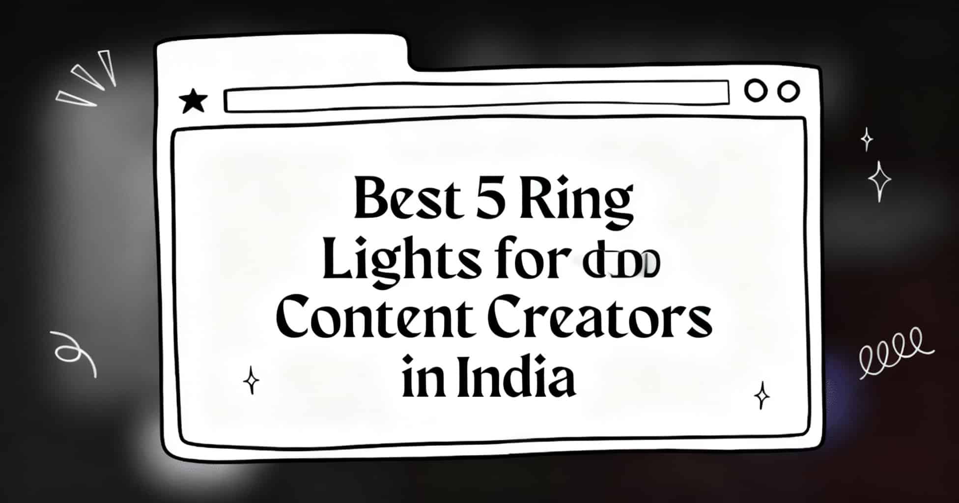 webcam with ring light