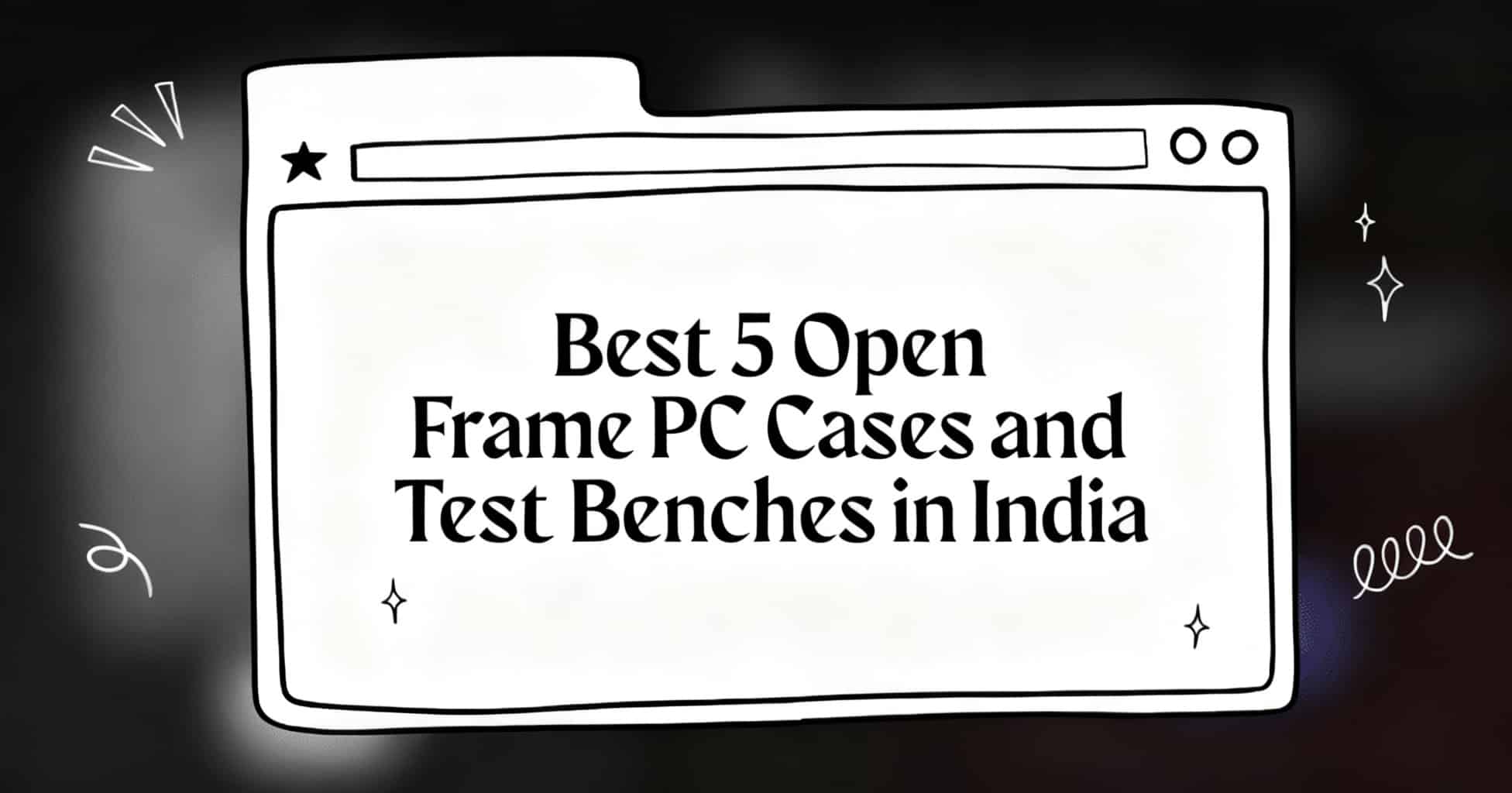 open frame pc case