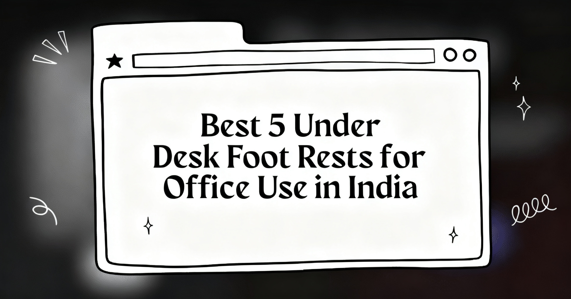 foot rest for under desk