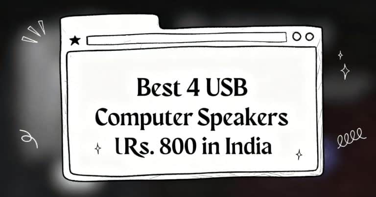 Best 4 USB Computer Speakers Under ₹800 in India in 2026 ...