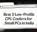 low profile cpu cooler