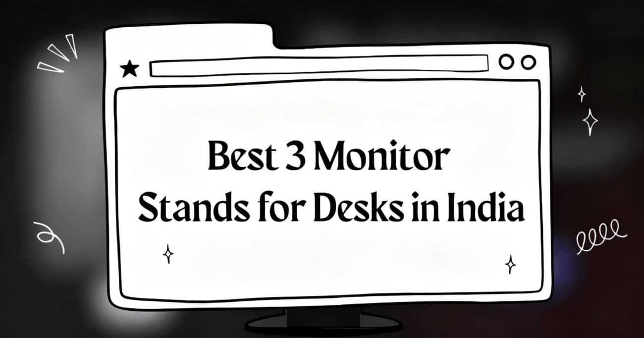 monitor stand with drawer
