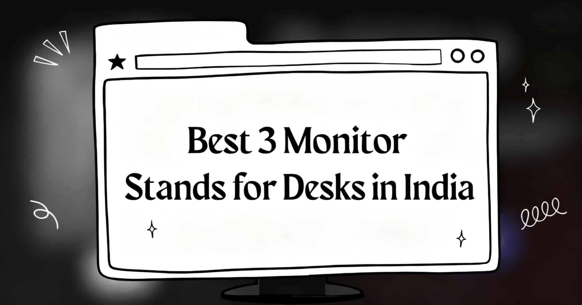 monitor stand with drawer