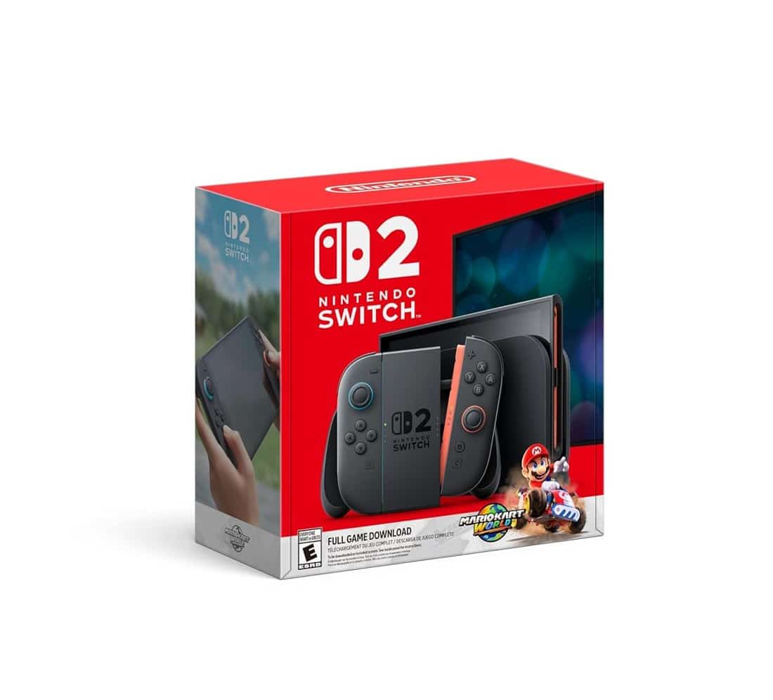 Nintendo Switch 2 Mario Kart World bundle box