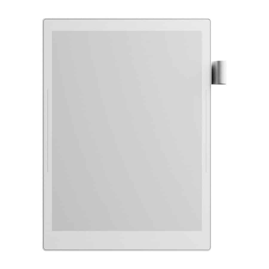 Supernote Manta 10.7-inch e-ink notebook seen from the front