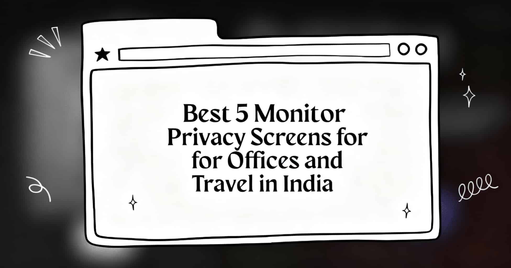 monitor privacy screen