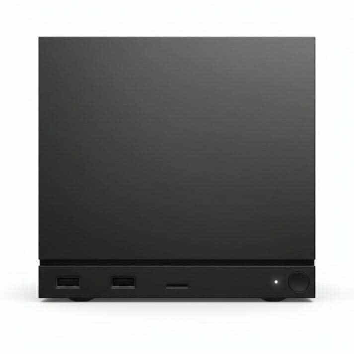 Valve Steam Machine, a black cube-shaped gaming PC seen from the front, for buyers in India